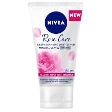 Nivea Rose Care Deep Cleansing Daily Face Scrub 150ml