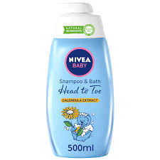 Nivea Baby Head To Toe Shampoo & Bath Calendula Extract 500ml