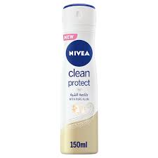 Nivea Clean Protect with Pure Alum Deodorant for Women Spray 150ml