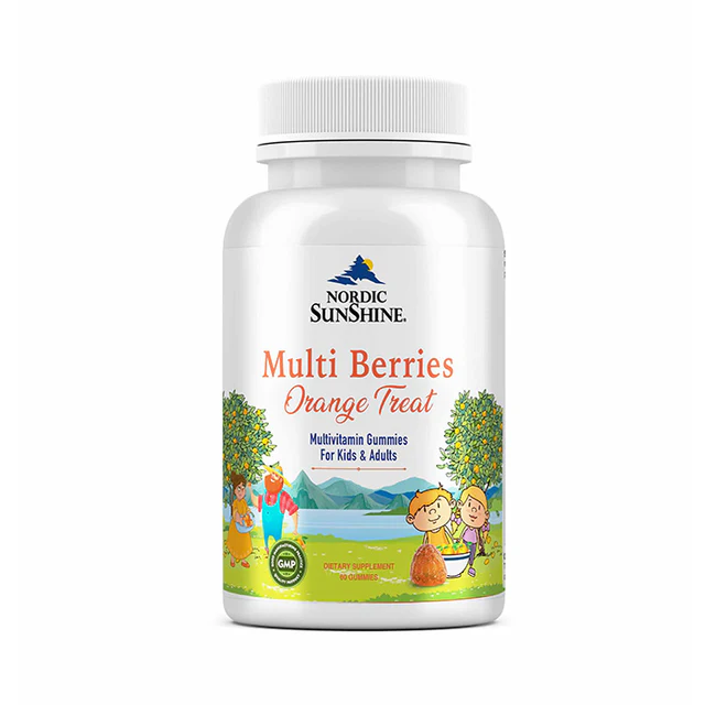Nordic Sunshine Multiberris Multivitamin Gummies 60’s