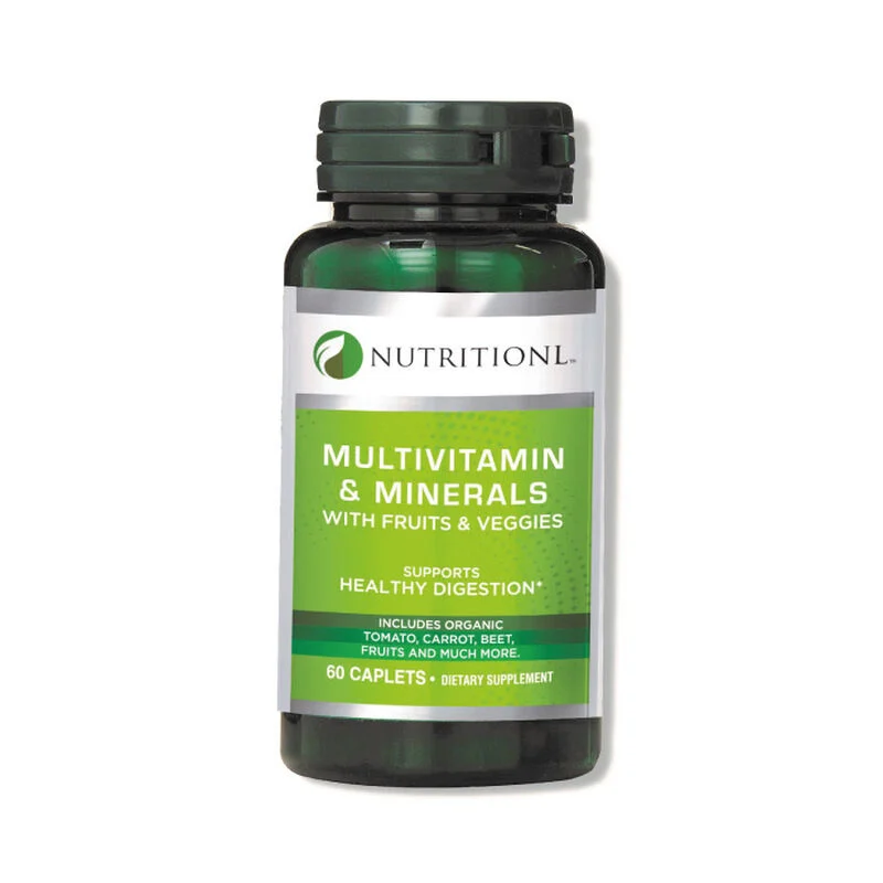 Nutritional Multivitamin & Minerals with Fruits & Veggies, 60 Capsules