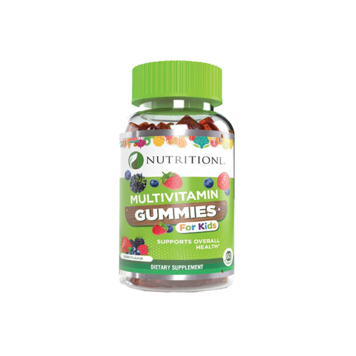 Nutritionl Kids Multivitamin, Supports Growth, Immunity, and Energy - 60 Gummies