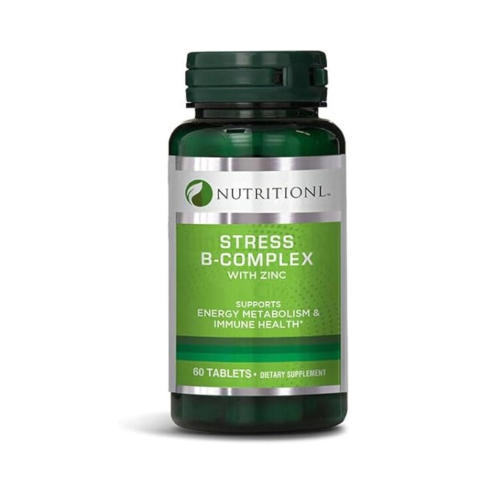 Nutritionl Stress B-Complex With Zinc 60 Tabs