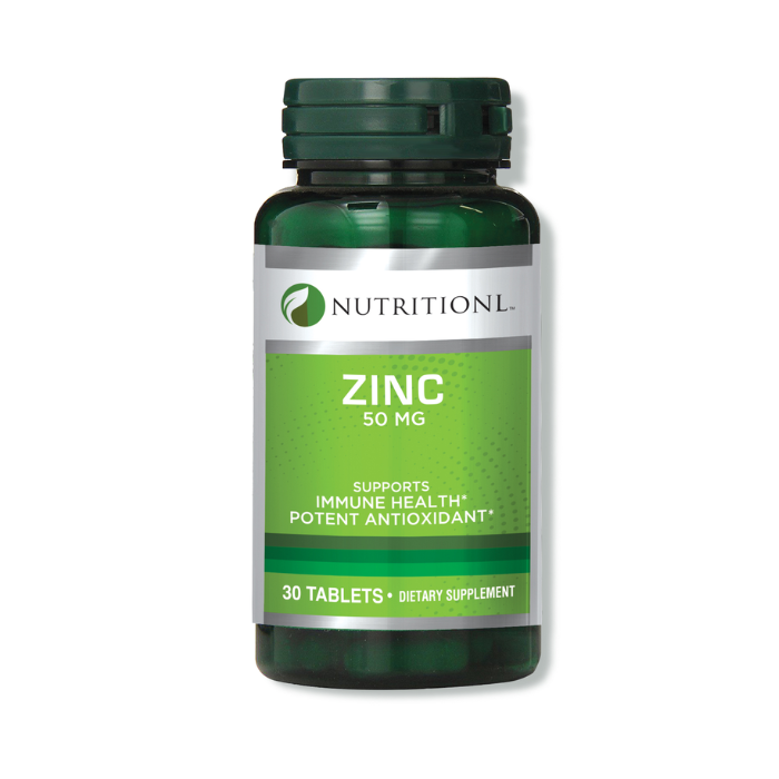 Nutritionl Zinc 50mg Tabs 30's