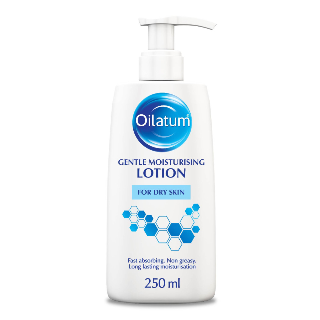 Oilatum Gentle Moisturizing Lotion, Fast-Absorbing, Non-Greasy Hydration for Dry, Sensitive Skin – 250ml