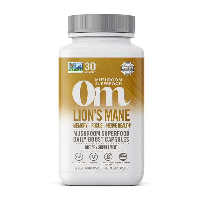 Om Lion's Mane Mushroom Superfood 90 Vegetable capsules