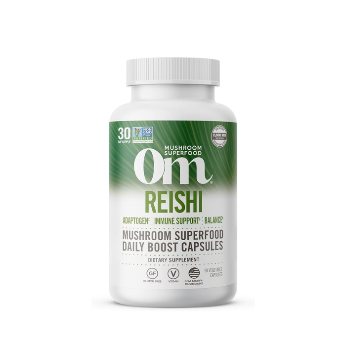 Om Reishi Mushroom Superfood 90 Vegetable capsules
