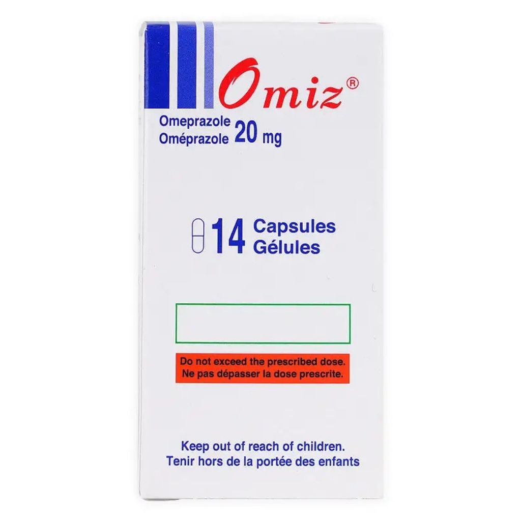 Omiz 20mg Capsule (Hard Gelatin) 14s