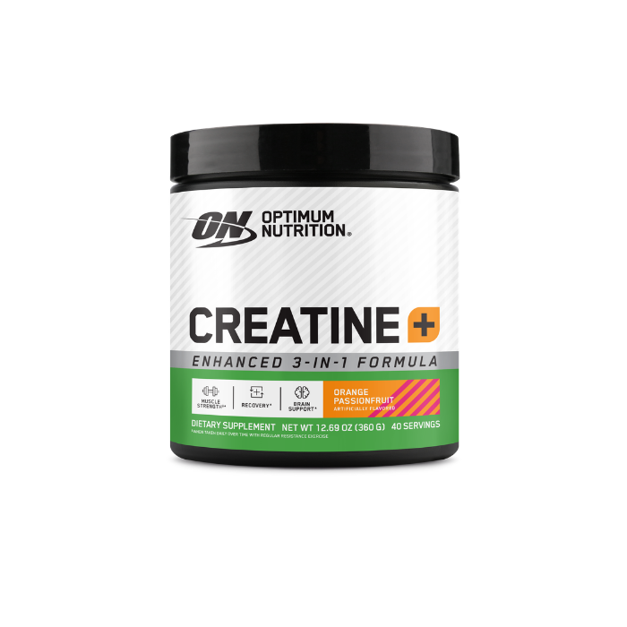 Optimum Nutrition Creatine Powder, Orange Passionfruit, 360 g, 40 Servings