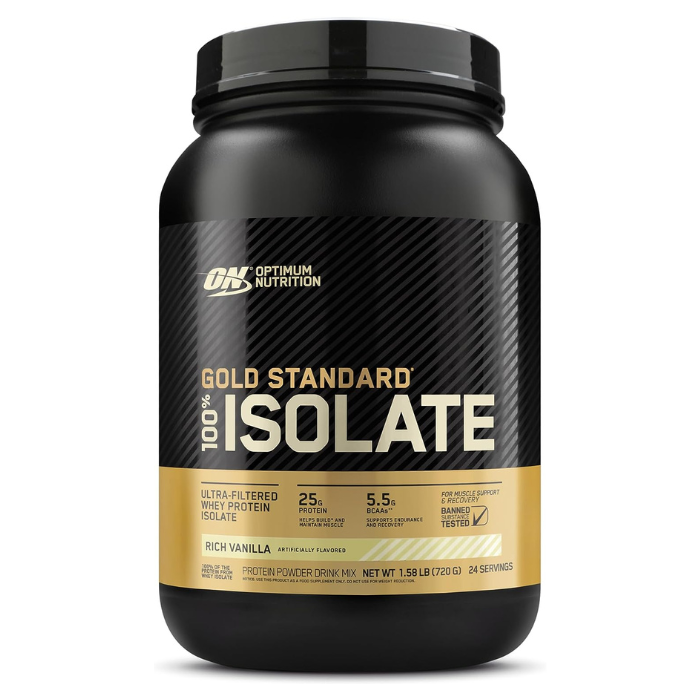 أوبتيموم نيوتريشن غولد ستاندرد 100% أيزوليت فانيلا 1.58 باوند