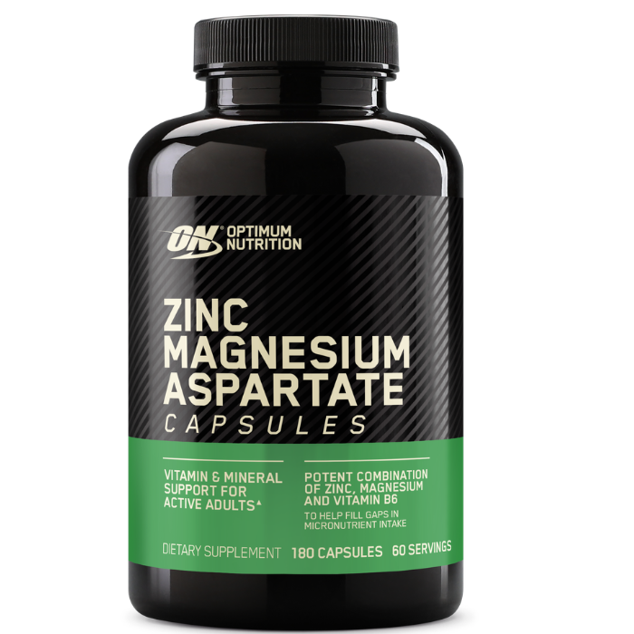 Optimum Nutrition Zinc Magnesium Aspartate Capsules, 180 Count