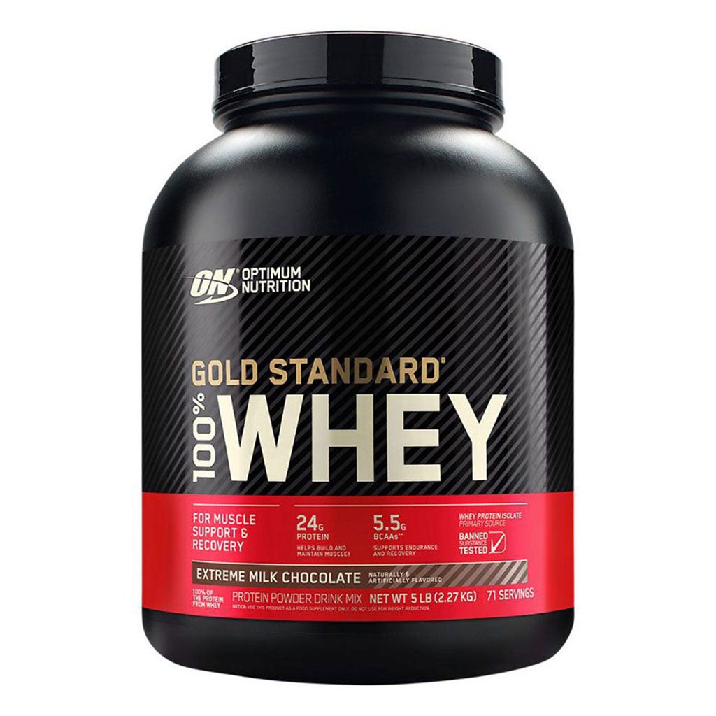 Optimum Nutrition 100% Gold Standard Whey  Extreme Milk Chocolate 5lb