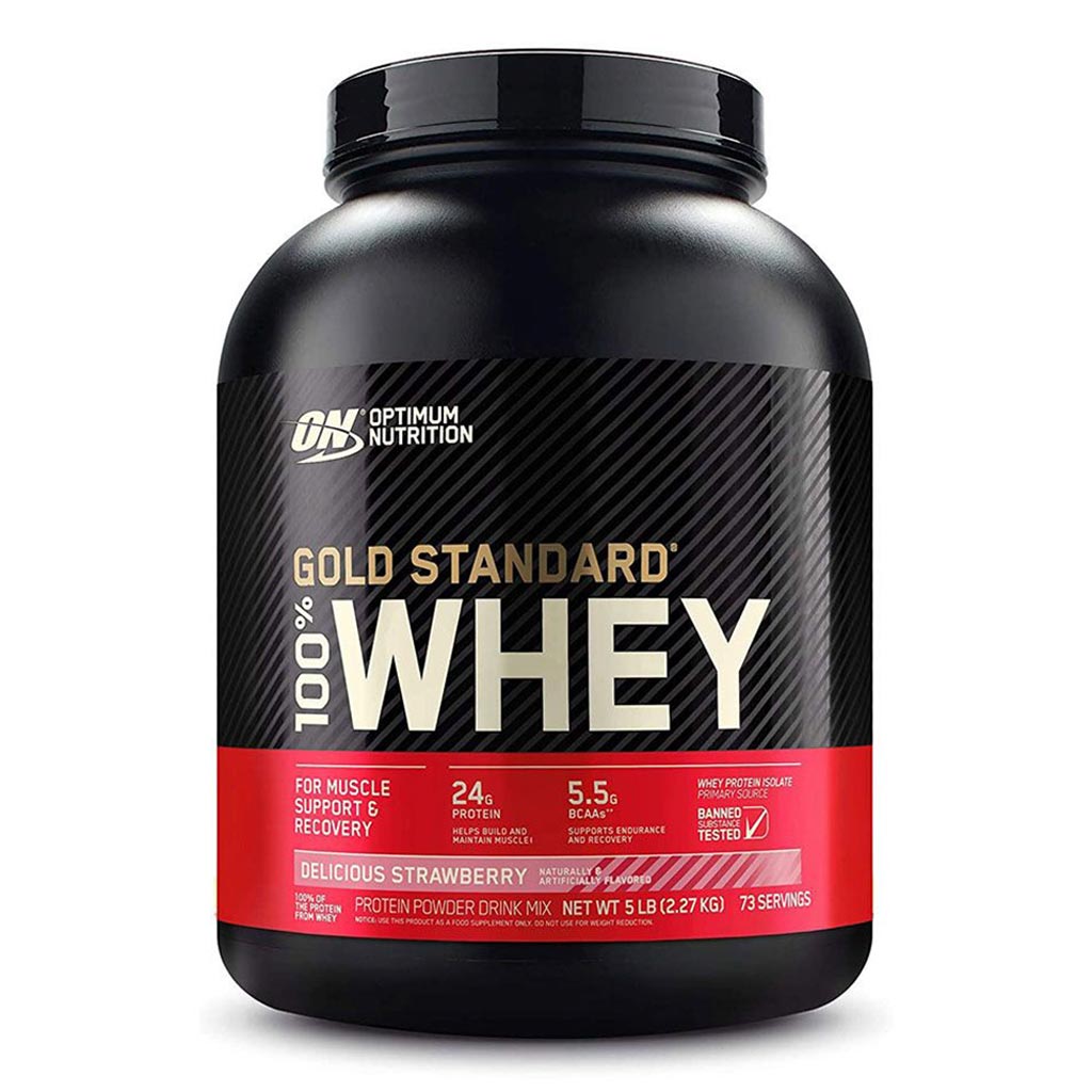Optimum Nutrition 100% Gold Standard Whey Strawberry 5 lb