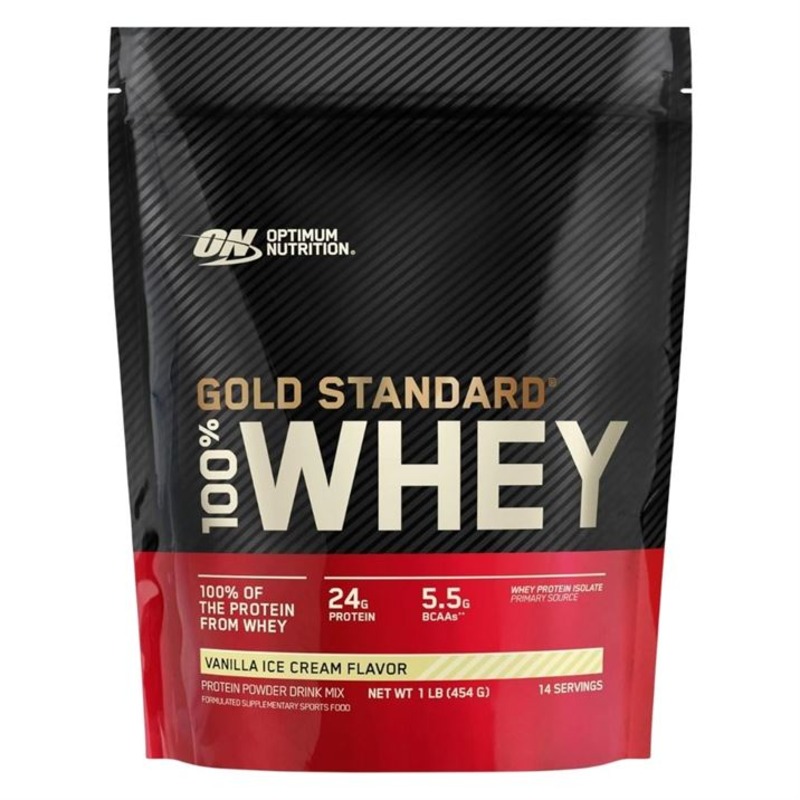Optimum Nutrition 100% Gold Standard  Whey Vanilla Ice Cream 1lb