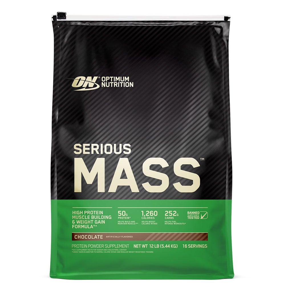 Optimum Nutrition Serious Mass Chocolate 12 Lb