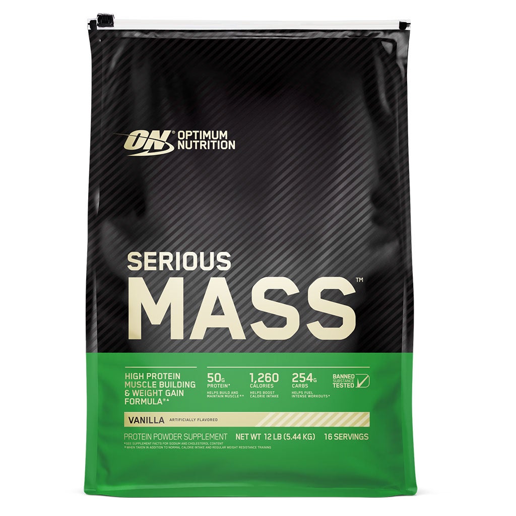 Optimum Nutrition Serious Mass Vanilla 12 lb