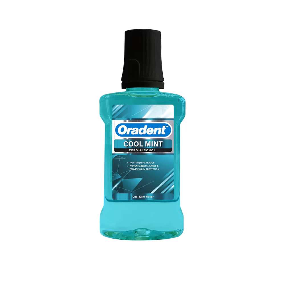 أورادنت كول منت زيرو ألكوهول ماؤثواش، يحارب البلاك، يمنع التسوس ويحمي اللثة – 500 مل