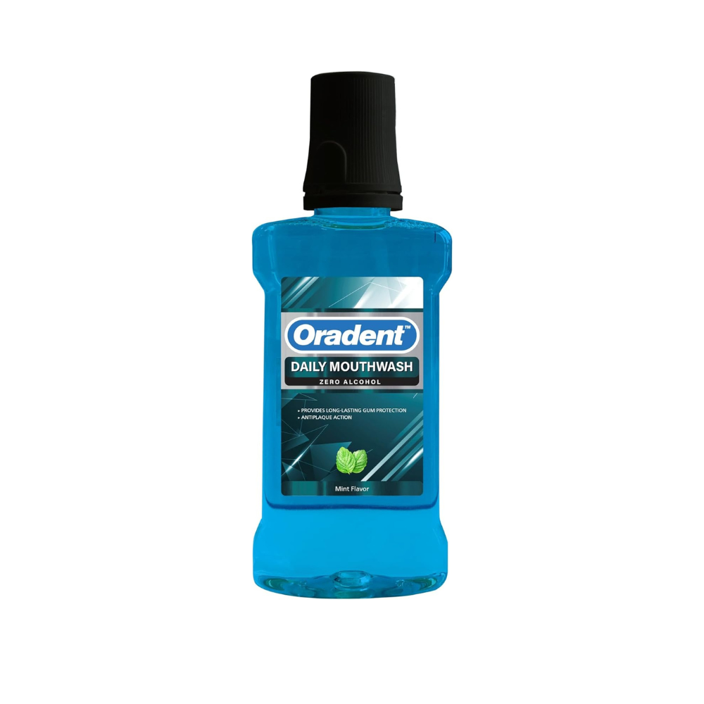 Oradent Daily Zero Alcohol Mouthwash 500ml