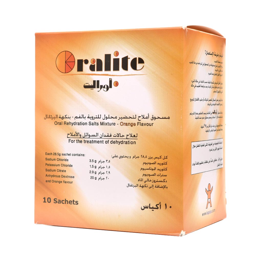 Oralite Powder for Oral Solution 28.5g Sachets x 10