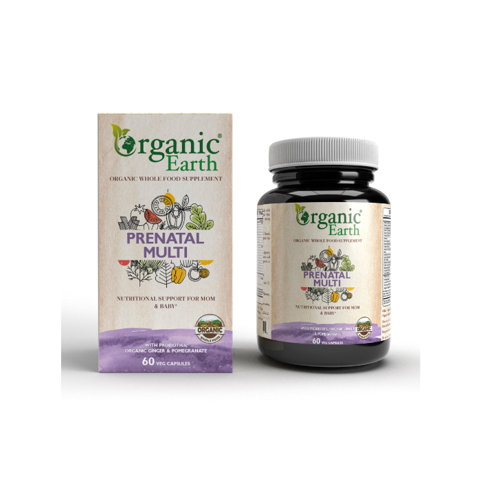 Organic Earth Prenatal Multi 60 Capsules