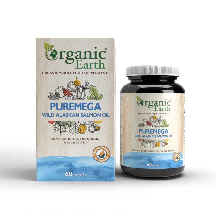 Organic Earth Puremega Fish Oil Softgel 60s