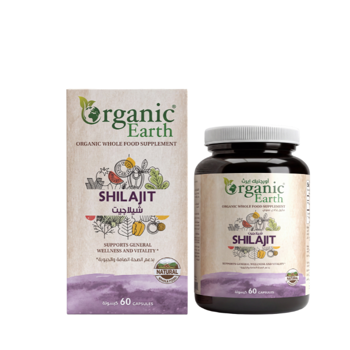 Organic Earth Shilajit 250mg Capsules 60s