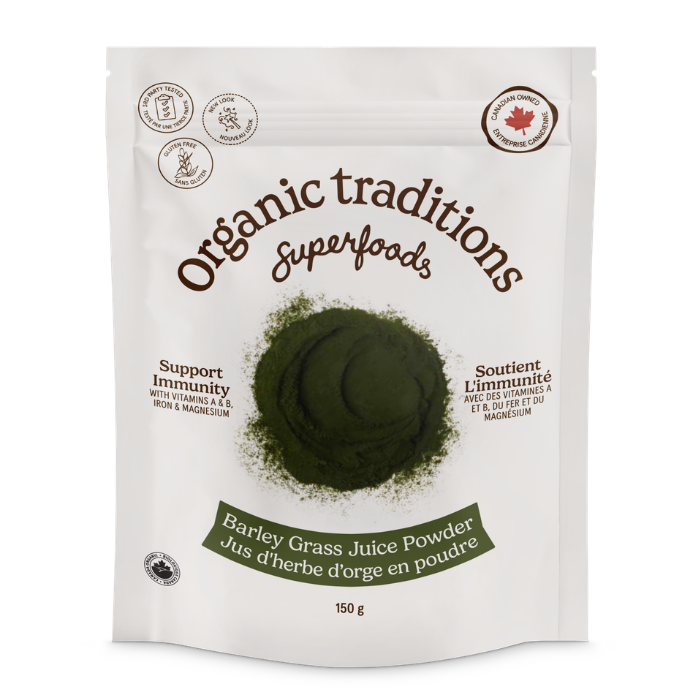 Organic Traditions Barley Grass Juice Powder 150g