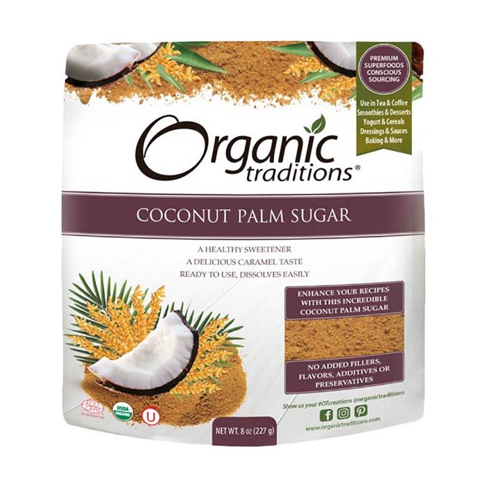 Organic Traditions Coconut Palm Sugar 227 g