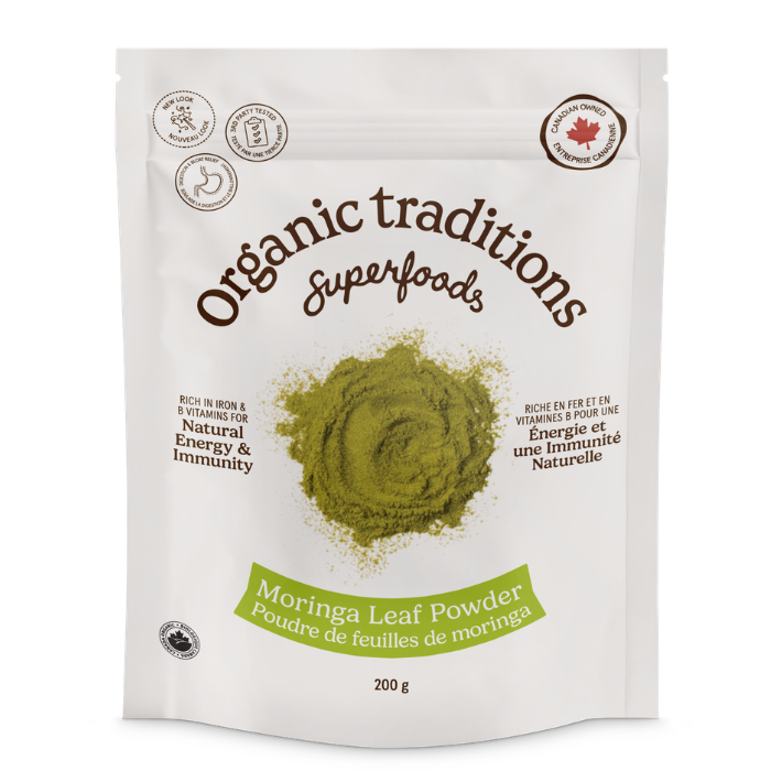 Organic Traditions Moringa Leaf Powder 200 g