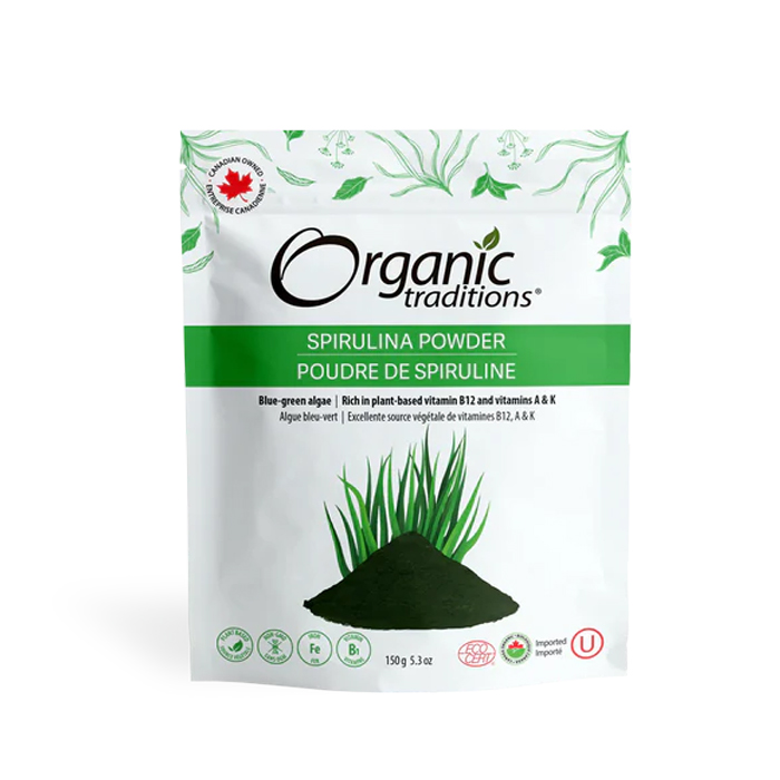 Organic Traditions Spirulina Powder 150g
