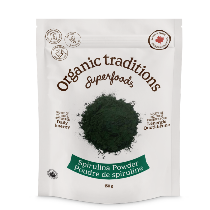 مسحوق سبيرولينا من Organic Traditions - وزن 150 جم