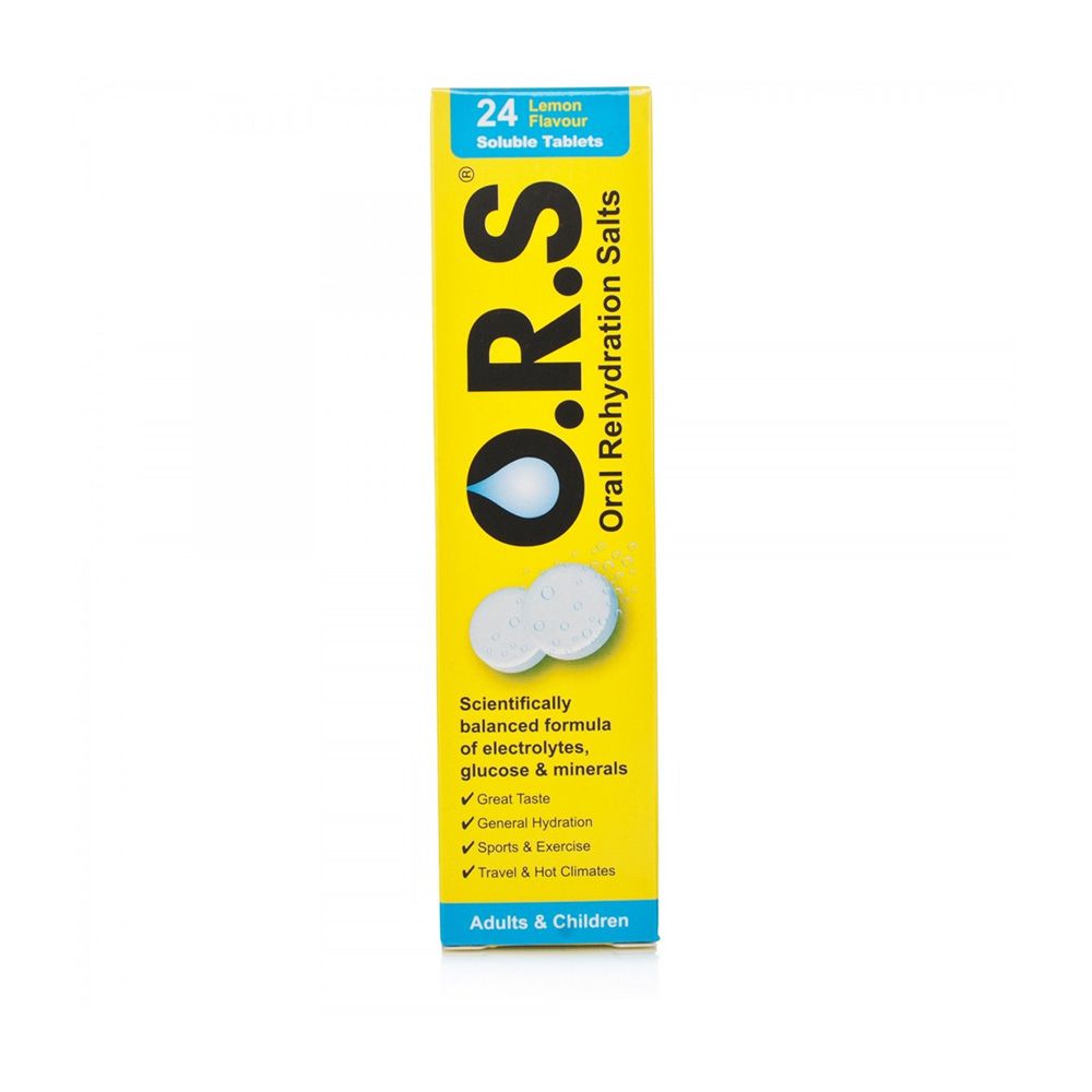 ORS Soluble Tablets 24's Lemon