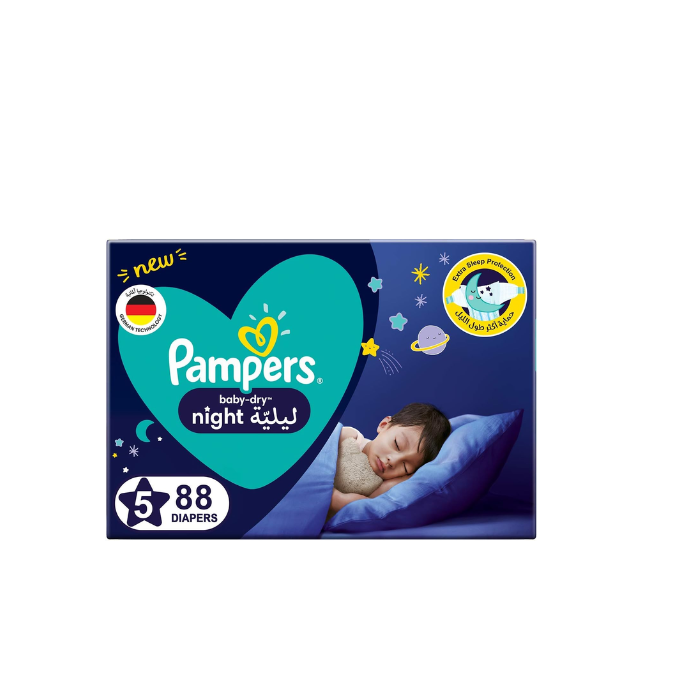 Pampers Night Baby-Dry Size 5 Diapers 88's