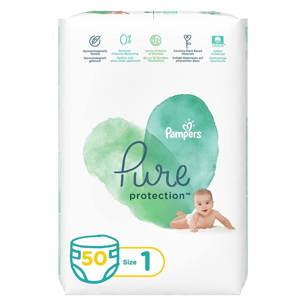 Pampers Pure S1 Value Pack 50s