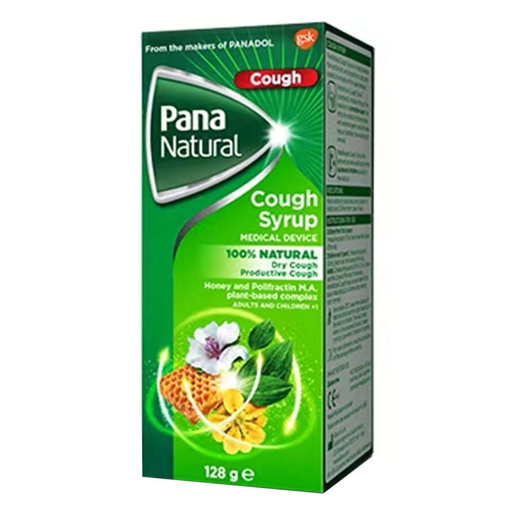 Pana Natural Syrup For Wet & Dry Cough, 128g