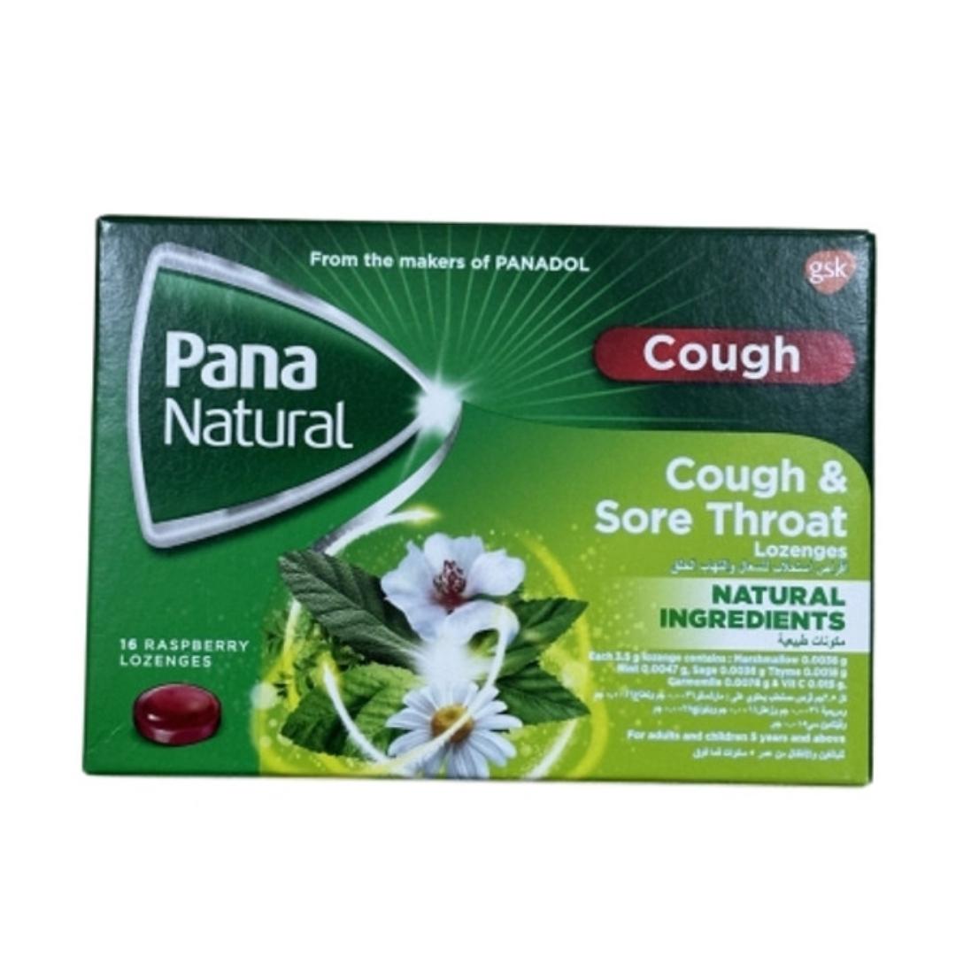 Pana Natural Lozenges For Cough & Sore throat, 16 Lozenges