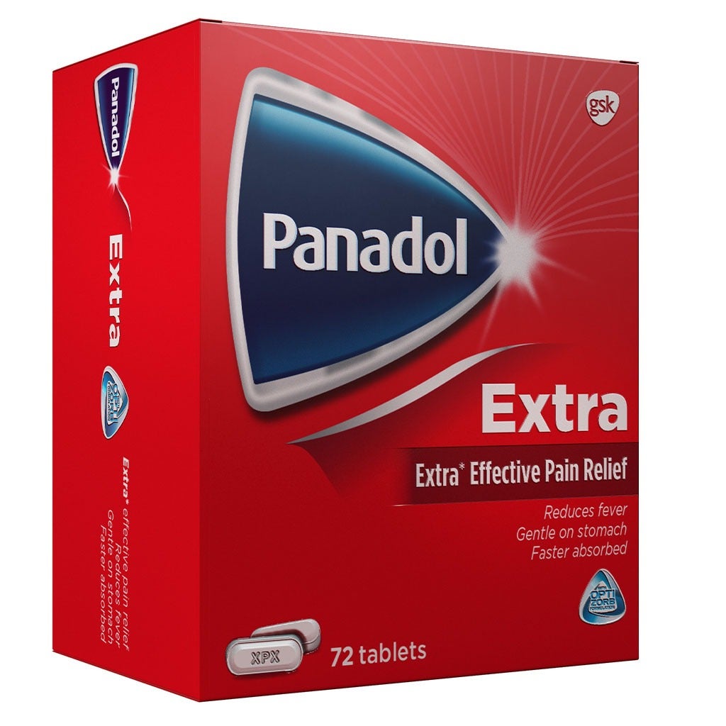 Panadol Extra with Optizorb, 72 Tablets