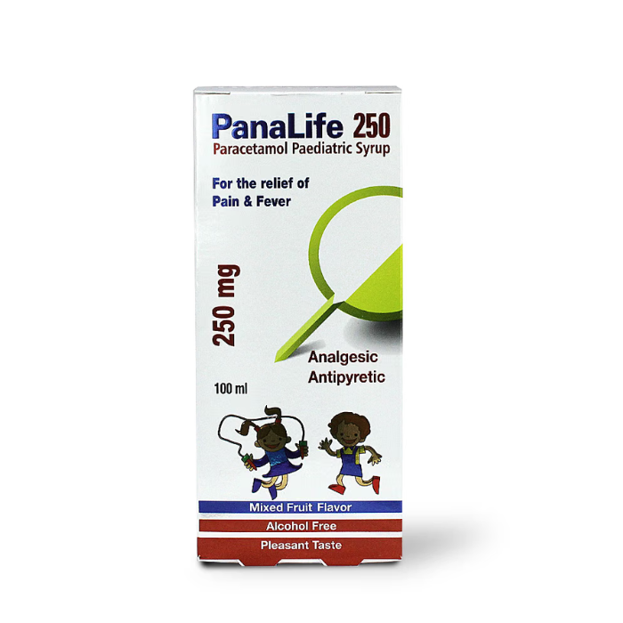 Panalife 250mg/5ml Syrup 100ml