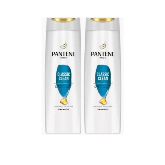 Pantene Classic Clean Shampoo 400ml Dual Pack
