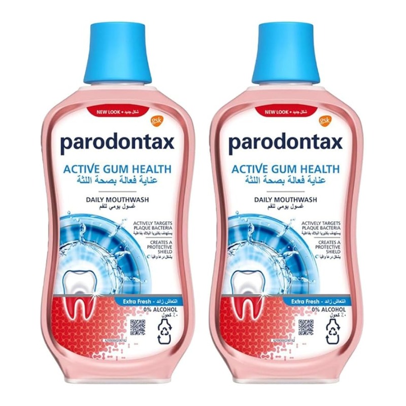 Parodontax Daily Gum Care Extra Fresh Mouthwash 500ml 1+1 Promo