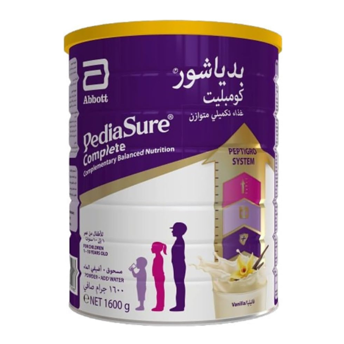Pediasure Complete Peptigro Milk Formula Vanilla 1600g