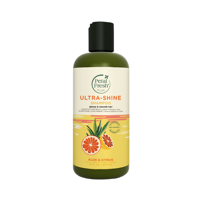 Petal Fresh Pure Aloe and Citrus Shampoo, Hydrating, Refreshing Cleanser for Healthy, Balanced Hair, 475ml