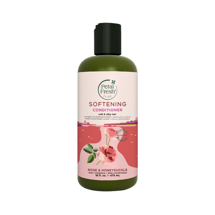 Petal Fresh Pure Rose and Honeysuckle Conditioner, Hydrating Floral for Soft, Smooth Hair, 475ml