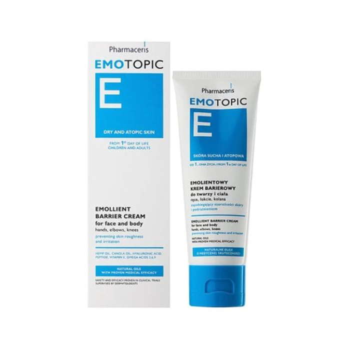 Pharmaceris  EmoTopic Emollient Barrier Cream For Face And Body 75ml