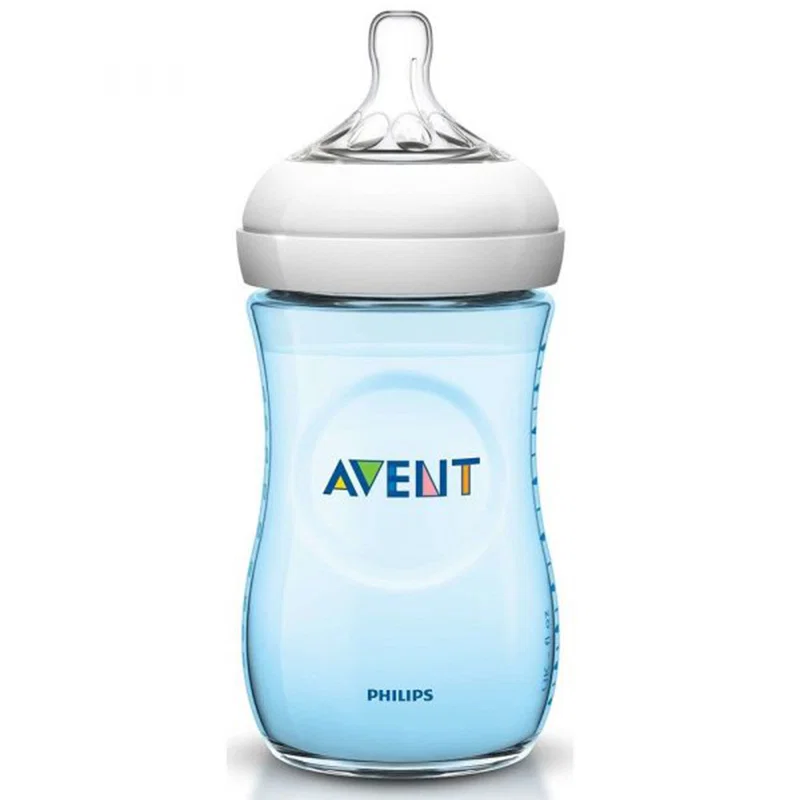 Philips Avent Natural 2.0 Feeding Bottle Blue 260ml PA478