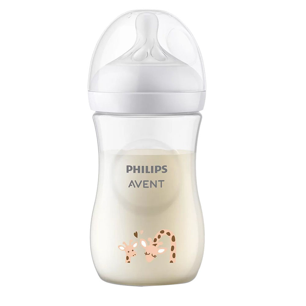 Philips Avent Natural 3.0 Feeding Bottle Giraffe 260ml PA705