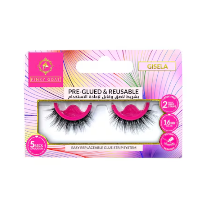 Pinky Goat Pre-Glued & Reusable Gisela Lash