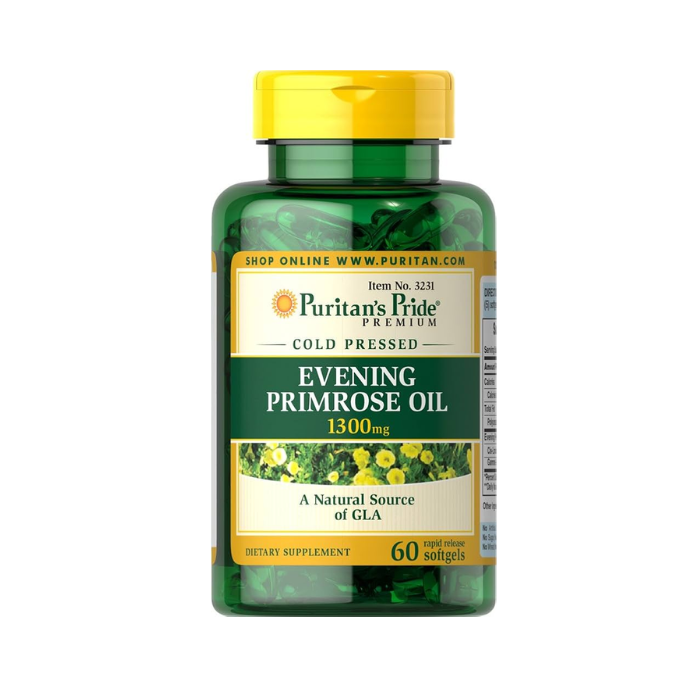 Puritans Pride Evening Primrose Oil 1300mg Softgel 60s