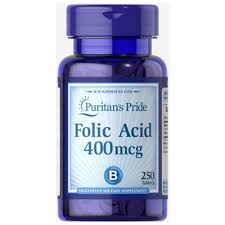 Puritan's Pride Folic Acid 400 mcg 250's