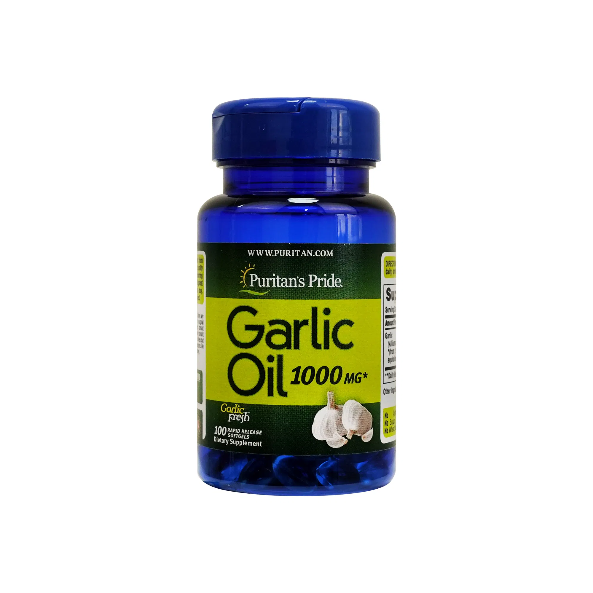 Puritan's Pride Garlic Oil 1000 mg Softgel 100's